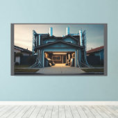 Garage Tech Upgrade canvas print キャンバスプリント (インサイチュ (ウッドフロア))