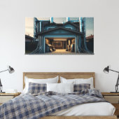 Garage Tech Upgrade canvas print キャンバスプリント (インサイチュ (寝室))