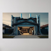 Garage Tech Upgrade matte poster ポスター (正面)