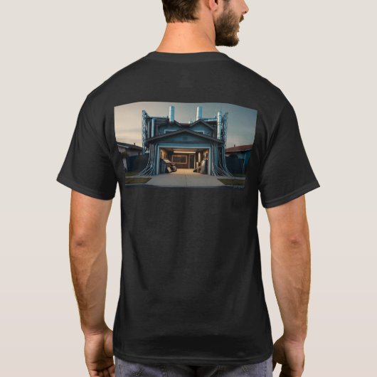 Garage Tech Upgrade men black T-shirt back Tシャツ (裏面)