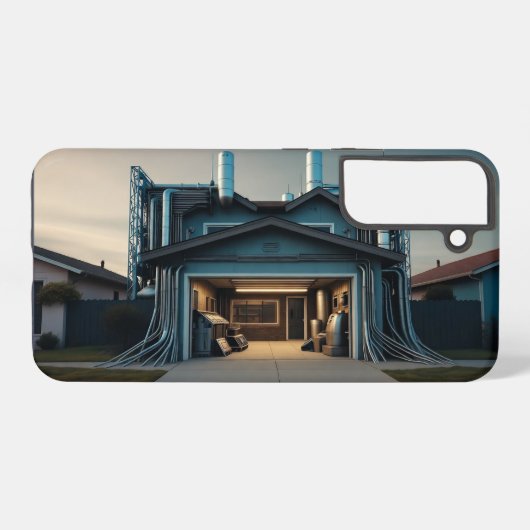 Garage Tech Upgrade Samsung S22 Plus phone case Galaxyケース (裏面横)