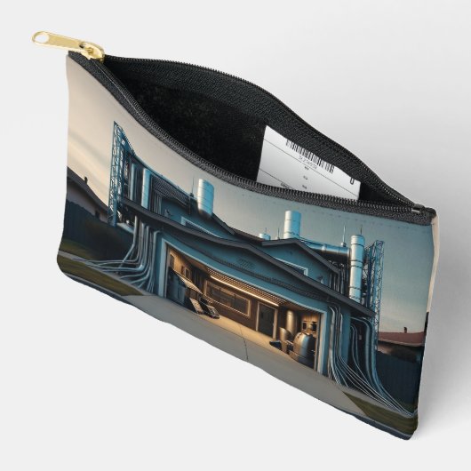 Garage Tech Upgrade small accessory bag pouch アクセサリーポーチ (見開き)