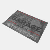 Garage Welcome Mats,Doormat Garage, Custom Garage ドアマット (アングル)