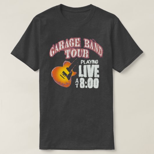 GarageBandツアーティー Tシャツ (デザイン正面)