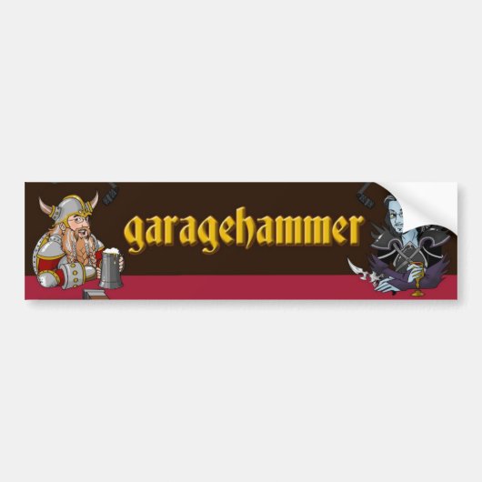 Garagehammerバンパーステッカー バンパーステッカー (正面)