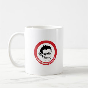 GarageMonkeyのバッジのコーヒー・マグ コーヒーマグカップ