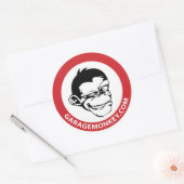 GarageMonkeyシール ラウンドシール (封筒)