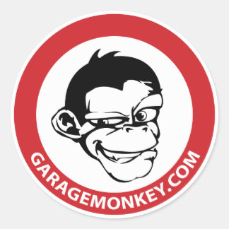 GarageMonkeyシール ラウンドシール