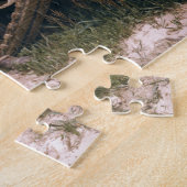 Garandライフルによってひざまずいている第二次世界大戦の兵士 ジグソーパズル (側面)