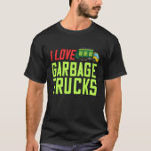 Garbage Day Trash Truck Tシャツ (正面)