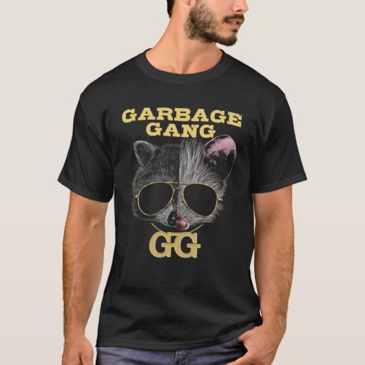 Garbage Gang Possum Animals Opossum Animal Raccoon Tシャツ (正面)
