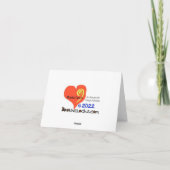 Garbage Man and Elves Christmas Card カード (裏面)