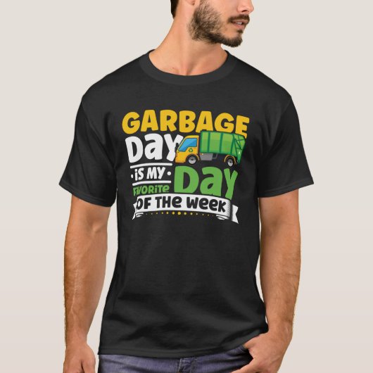 Garbage Truck Apparel Recyling for Toddler Boys Tシャツ (正面)