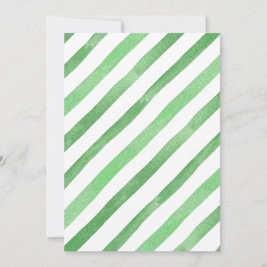 Garbage Truck Birthday Invitation 招待状 (裏面)