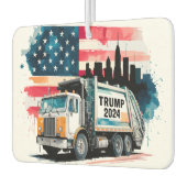 Garbage Truck For Trump カーエアーフレッシュナー (左)