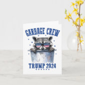 Garbyge Crew Trump 2024社長47トランプ2024私 カード (黄色い花)