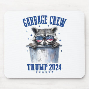 Garbyge Crew Trump 2024社長47トランプ2024私 マウスパッド