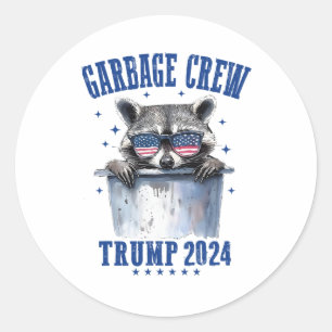 Garbyge Crew Trump 2024社長47トランプ2024私 ラウンドシール