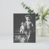 Garçon et chien ポストカード (スタンド正面)