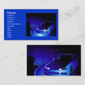 Garcya.us_blue、名前、住所1、住所2、続き… 名刺 (正面/裏面)