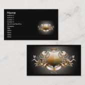 Garcya.us_Heraldic_3,名前,住所1,住所… 名刺 (正面/裏面)