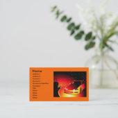 Garcya.us_redcar、名前、住所1、住所2、C... 名刺 (スタンド正面)