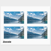 Garda湖、イタリア 長方形シール (シート)