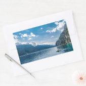 Garda湖、イタリア 長方形シール (封筒)