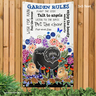 GARDENパーティーチャウガーデンバナー3'x5' 横断幕