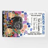 GARDENパーティーチャウガーデンバナー3'x5' 横断幕 (横)