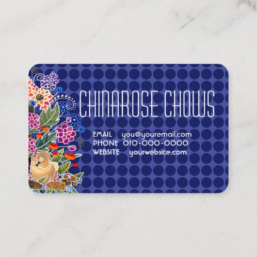 GARDENパーティーチョウのビジネスカスタマイズカード – IT 名刺 (裏面)