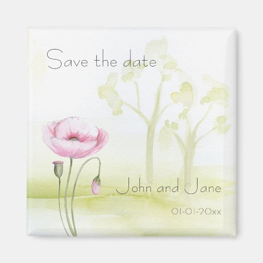 Garden日付を保存する磁石 マグネット (正面)