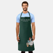  Garden and Farmhouse Style Apron エプロン (着用した状態)