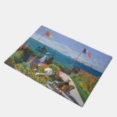 Garden At Saint Adresse Painting By Claude Monet ドアマット (アングル)
