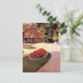 Garden at Yerres, fine art painting, ポストカード (スタンド正面)