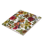Garden birds and flowers 1 タイル (側面)
