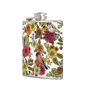 Garden birds and flowers 1 フラスク (左)