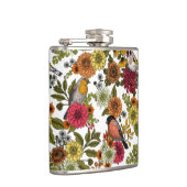 Garden birds and flowers 1 フラスク (右)