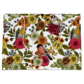 Garden birds and flowers 1 ラージペーパーバッグ (正面)