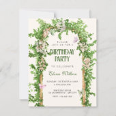 Garden birthday 招待状 (正面)