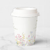 Garden Boho Wildflowers Bridal shower 紙コップ (右)