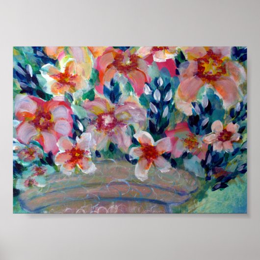 Garden Bouquetの絵画on Canvas Art Poster ポスター (正面)