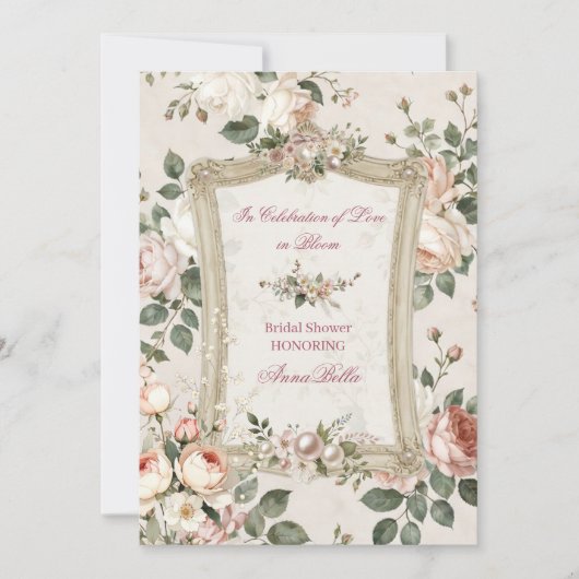 Garden Bridal Shower Invitation 招待状 (正面)