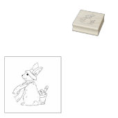 Garden Bunny Rubber Stamp ラバースタンプ (押印)