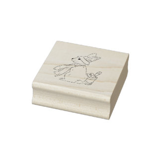 Garden Bunny Rubber Stamp ラバースタンプ