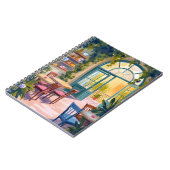 Garden Cafe | Botanical Watercolor Painting ノートブック (左側)