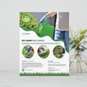 Garden Care Service Flyer Template (スタンド正面)
