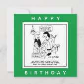 Garden Cartoonの役に立たない格言 カード (正面)