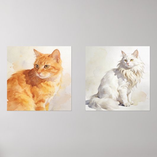  Garden Cat Print Set (正面)