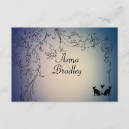 Garden Cats RSVP封筒 出欠カード